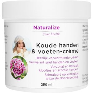 Naturalize Koude handen & voeten-crème  250 Milliliter