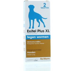 Exil No worm hond large  2 tabletten