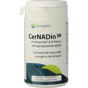Springfield Cernadin SR nicotinamide & D-ribose 760mg  60 Tabletten
