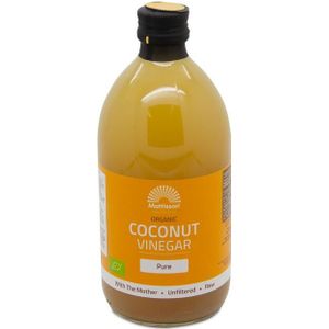 Mattisson Organic coconut vinegar pure - kokosazijn bio  500 Milliliter