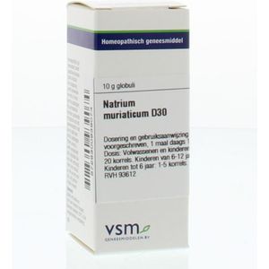 VSM Natrium muriaticum D30  10 gram