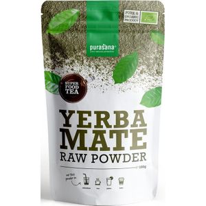 Purasana Yerba mate thee poeder vegan bio  100 gram