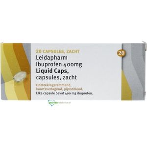 Leidapharm ibuprofen 400mg liquid caps  20CP