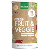 Purasana Fruit & Veggie proteine poeder vegan bio  360 Gram