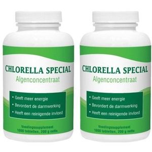 Chlorella Special Vital Chlorella duo-pak 2x 1000 tabletten (Chlorella pyrenoïdosa, Green)