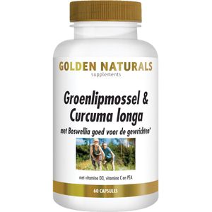 Golden Naturals Groenlipmossel & Curcuma longa  60 capsules