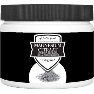 Health Food Magnesium Citraat Poeder 100%  150 gram