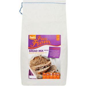 Peak&#039;s Broodmix bruin glutenvrij  5 kilogram