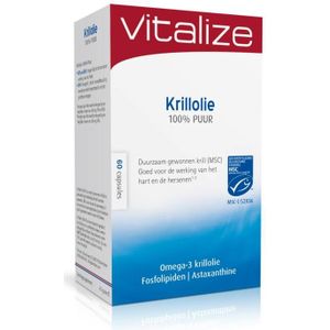 Vitalize Krillolie 100% puur (MSC)  60 capsules