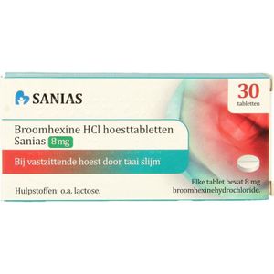 Sanias Broomhexine 8mg  30 Tabletten