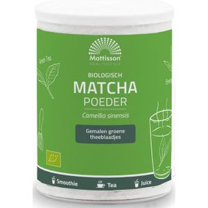 Mattisson Matcha powder poeder green tea bio  125 gram