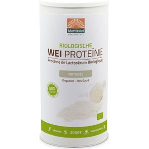 Mattisson Wei Whey proteine naturel 80% bio  450 gram