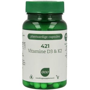 AOV 421 Vitamine D3 & K2  60 Vegetarische capsules