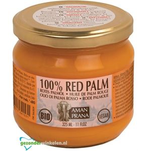 Aman Prana Rode palm olie bio  325 Milliliter