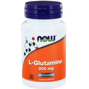 NOW L-Glutamine 500mg  60 Vegetarische capsules