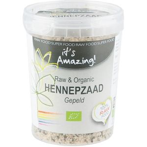It&#039;s Amazing Raw & organic hennepzaad gepeld bio  250 gram