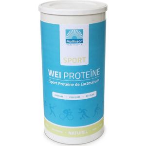 Mattisson Sport wei whey proteine concentraat naturel  450 gram