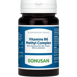 Bonusan Vitamine B6 methyl complex  60 Vegetarische capsules