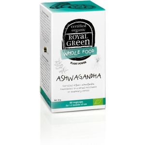 Royal Green Ashwagandha bio  60 Vegetarische capsules