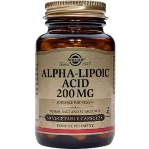 Solgar Alpha Lipoic Acid (Liponzuur) 200 mg  50