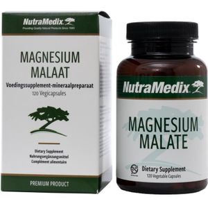 Nutramedix Magnesium malaat  120 Vegetarische capsules
