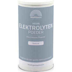 Mattisson Elektrolyten poeder naturel vegan  300 Gram