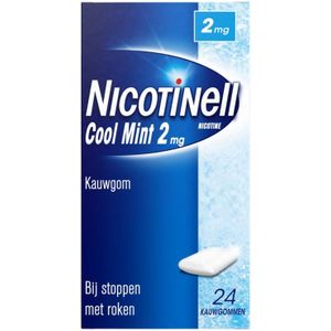 Nicotinell Kauwgom cool mint 2 mg  24 stuks