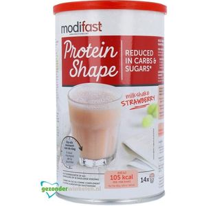 Modifast Protein Shape - Milkshake - Aardbei - 420 g