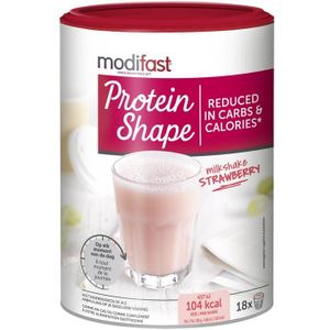 Modifast Protein shape milkshake aardbei  540 gram