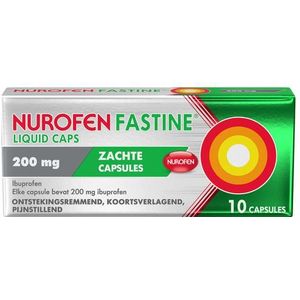 Nurofen Fastine liquid caps 200 mg  10 Capsules