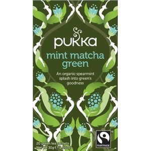 Pukka Mint matcha green bio  20 zakjes