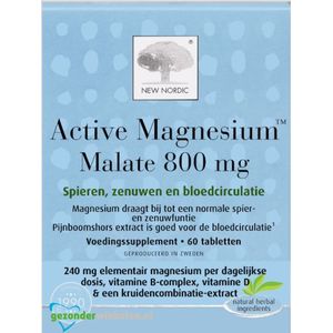 New nordic active magnesium malate 800 mg  60TB