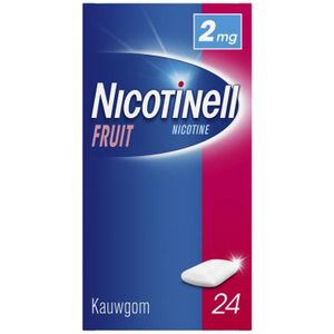 Nicotinell Kauwgom fruit 2 mg  24 Stuks