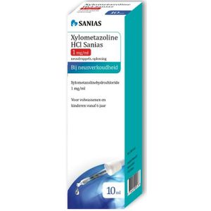 Sanias Xylometazoline HCI 1mg druppels  10 Milliliter