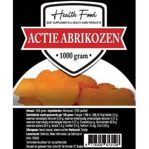 Health Food Actie Abrikozen 1000 gram