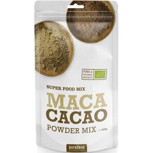 Purasana Maca & cacao poedermix vegan bio  200 gram