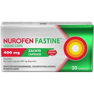 Nurofen Fastine liquid caps 400 mg  20 capsules