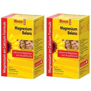 Bloem Magnesium Balans duo 2x 60 tabletten (2x60tab.= 120 tabletten)