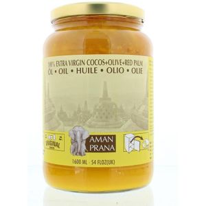 Aman Prana Kokos-olijf-rode palm bio  1600 Milliliter