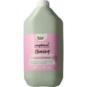 Bio-d Handzeep vloeibaar geranium & grapefruit  5 Liter