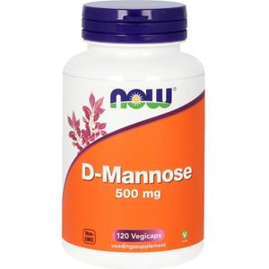 NOW D Mannose 500 mg  120 Vegetarische capsules