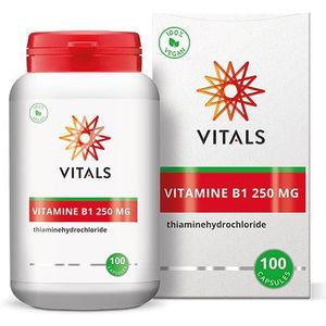 Vitals Vitamine B1 thiamine 250 mg  100 capsules
