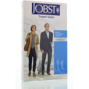 Jobst Travel socks zwart maat 1 (37-38)  1 paar