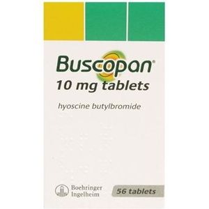 Toppharma Buscopan 10mg  56 omhulde tabletten