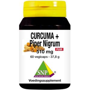 SNP Curcuma & piper nigrum 510mg puur  60 Vegetarische capsules