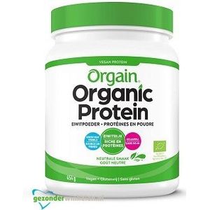 Orgain organic protein neutrale smaak  454GR