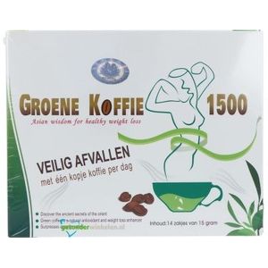 Groene Koffie Original 1500  14 zakjes á 15 gram