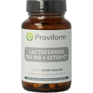 Roviform Lactoferrine puur 150mg + ester C  60 Vegetarische capsules