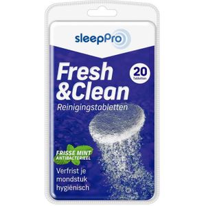 Sleeppro Fresh & clean reinigingstabletten  20 stuks