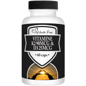 Health Food Vitamine K2 90mcg & D3 25mcg  60 capsules